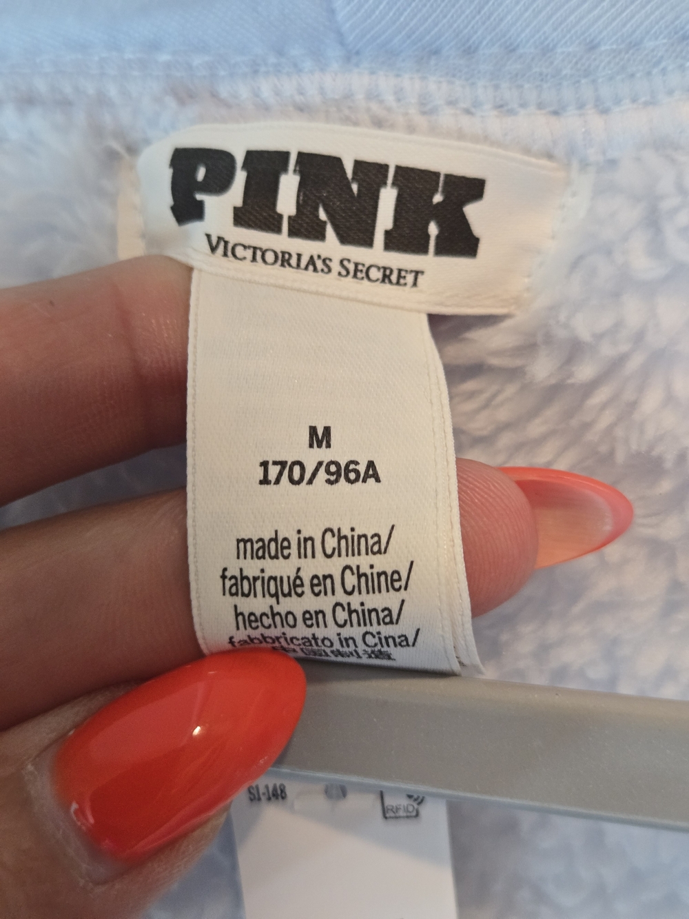 PINK Victoria's Secret Plush Cropped Cardigan in Light Lavender - Picture 3 of 10